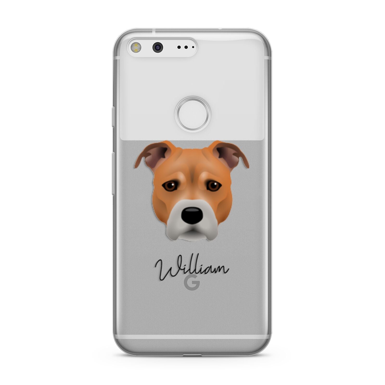 Staffordshire Bull Terrier Personalised Google Pixel Case