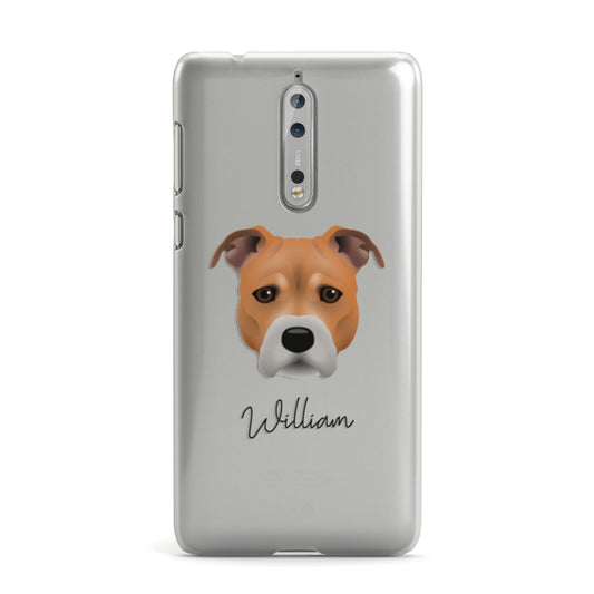 Staffordshire Bull Terrier Personalised Nokia Case