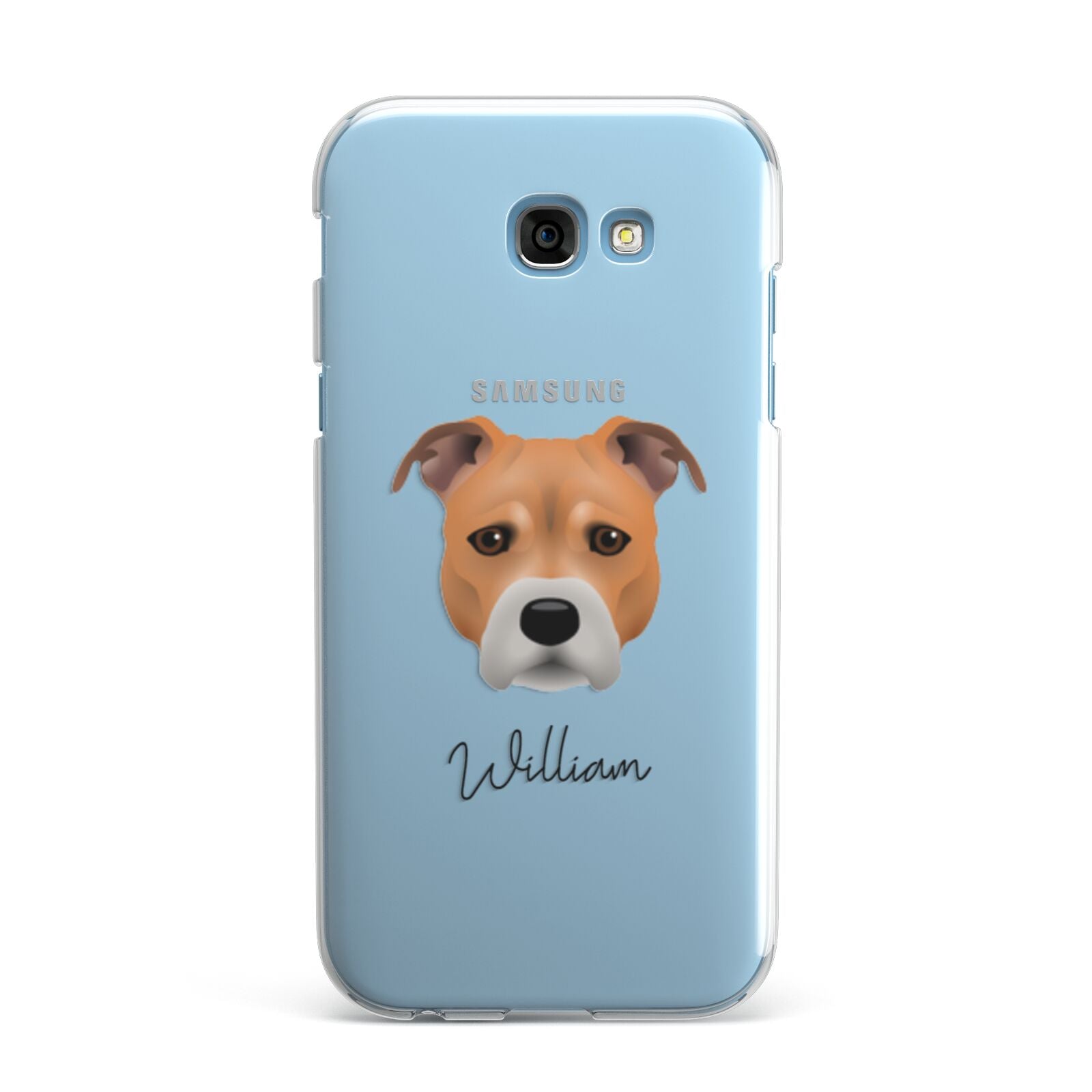 Staffordshire Bull Terrier Personalised Samsung Galaxy A7 2017 Case