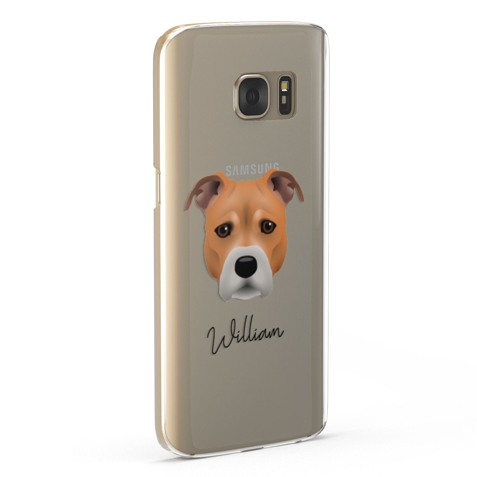 Staffordshire Bull Terrier Personalised Samsung Galaxy Case Fourty Five Degrees