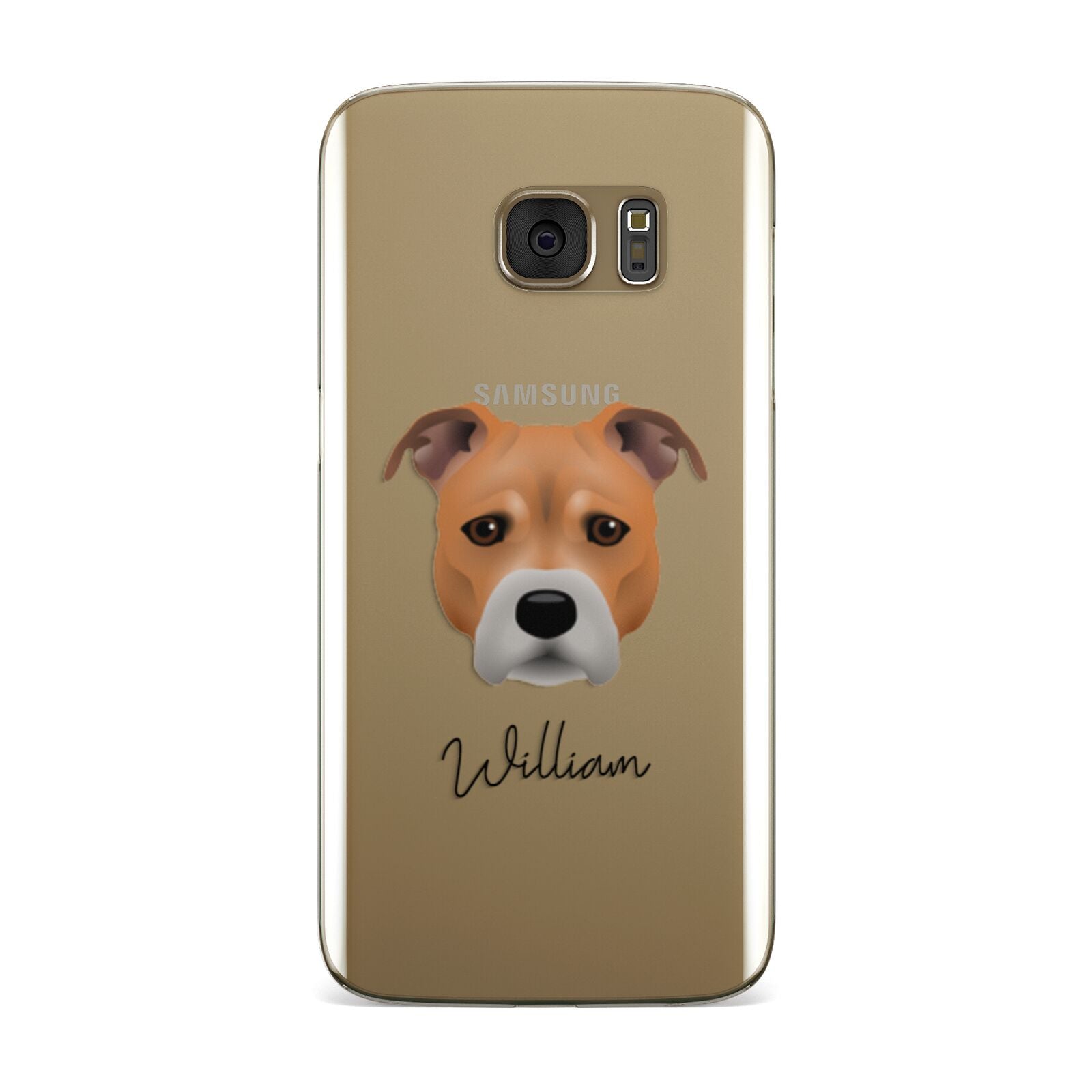 Staffordshire Bull Terrier Personalised Samsung Galaxy Case