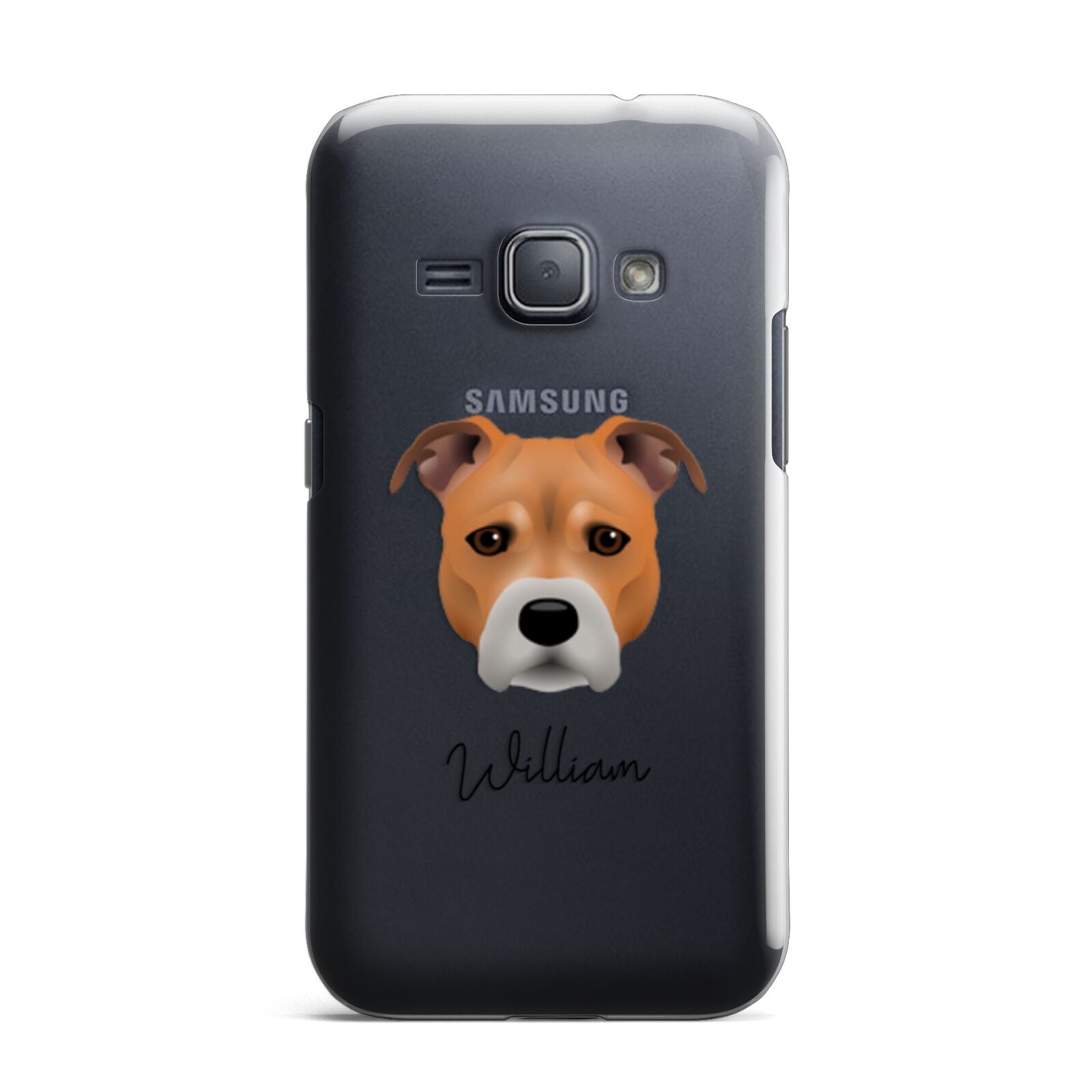 Staffordshire Bull Terrier Personalised Samsung Galaxy J1 2016 Case