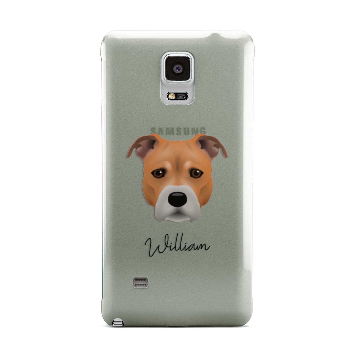 Staffordshire Bull Terrier Personalised Samsung Galaxy Note 4 Case
