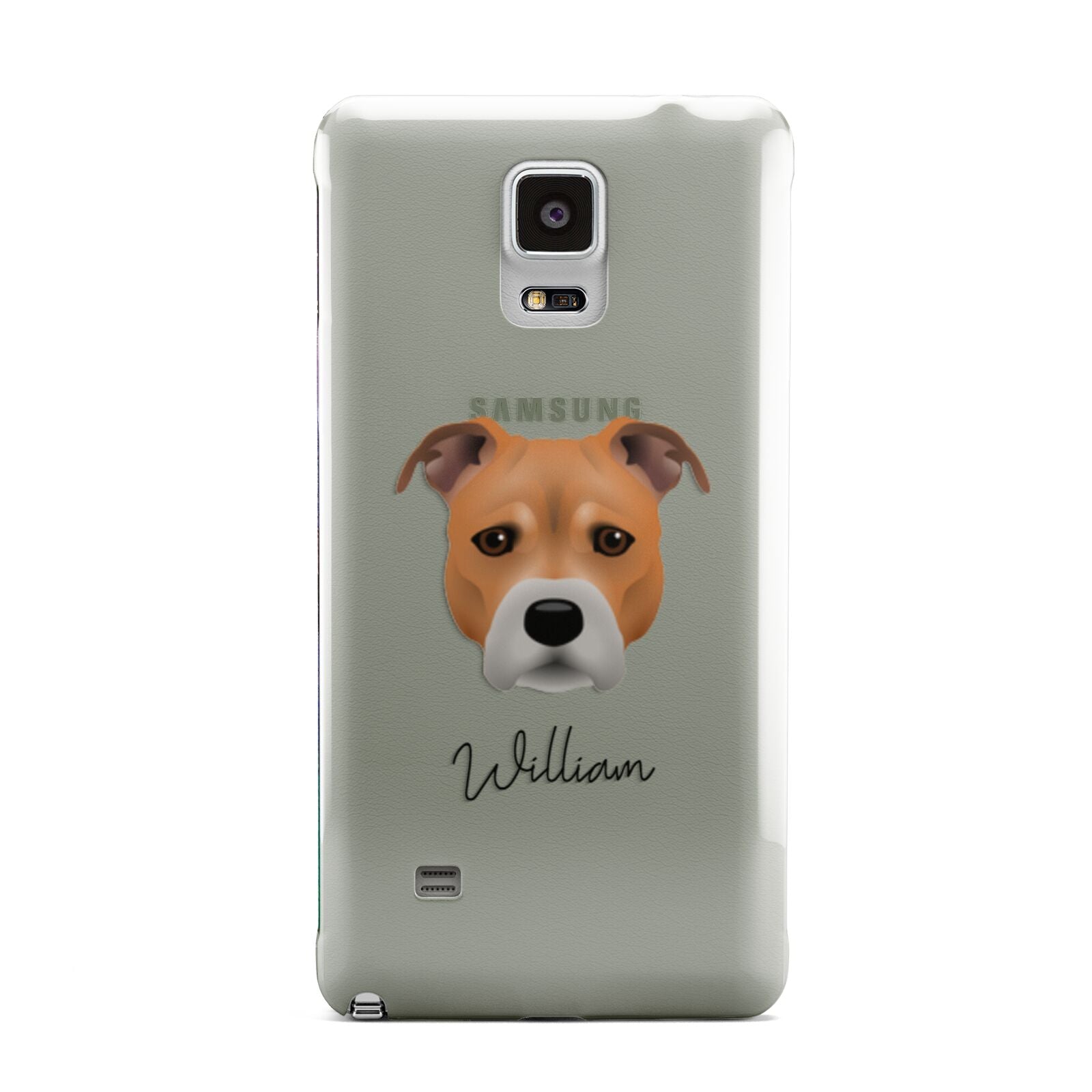 Staffordshire Bull Terrier Personalised Samsung Galaxy Note 4 Case