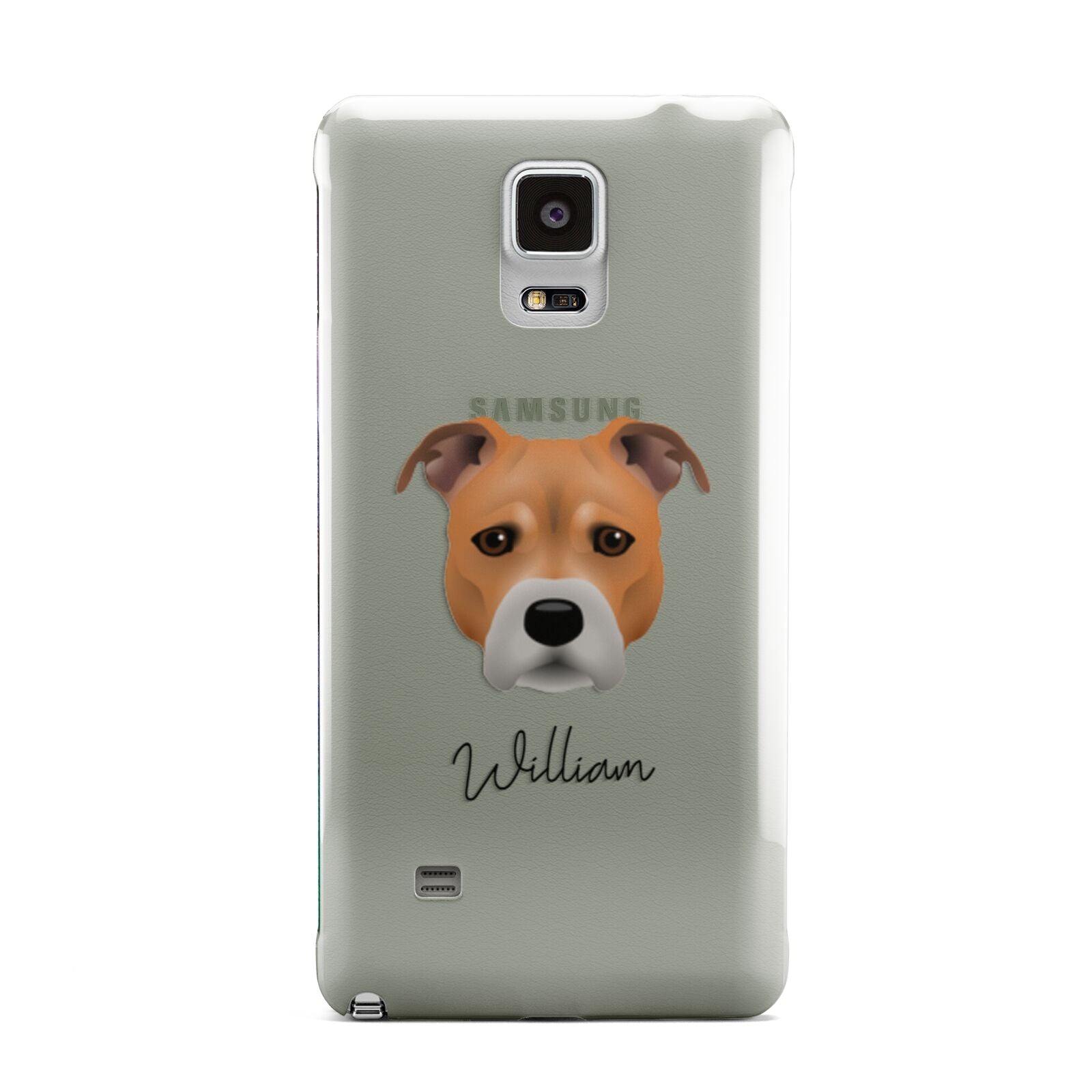 Staffordshire Bull Terrier Personalised Samsung Galaxy Note 4 Case
