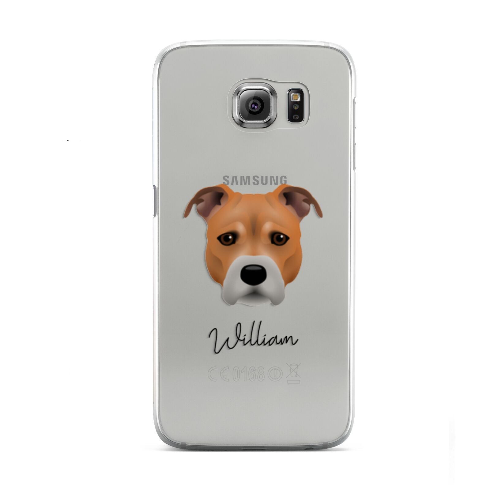 Staffordshire Bull Terrier Personalised Samsung Galaxy S6 Case
