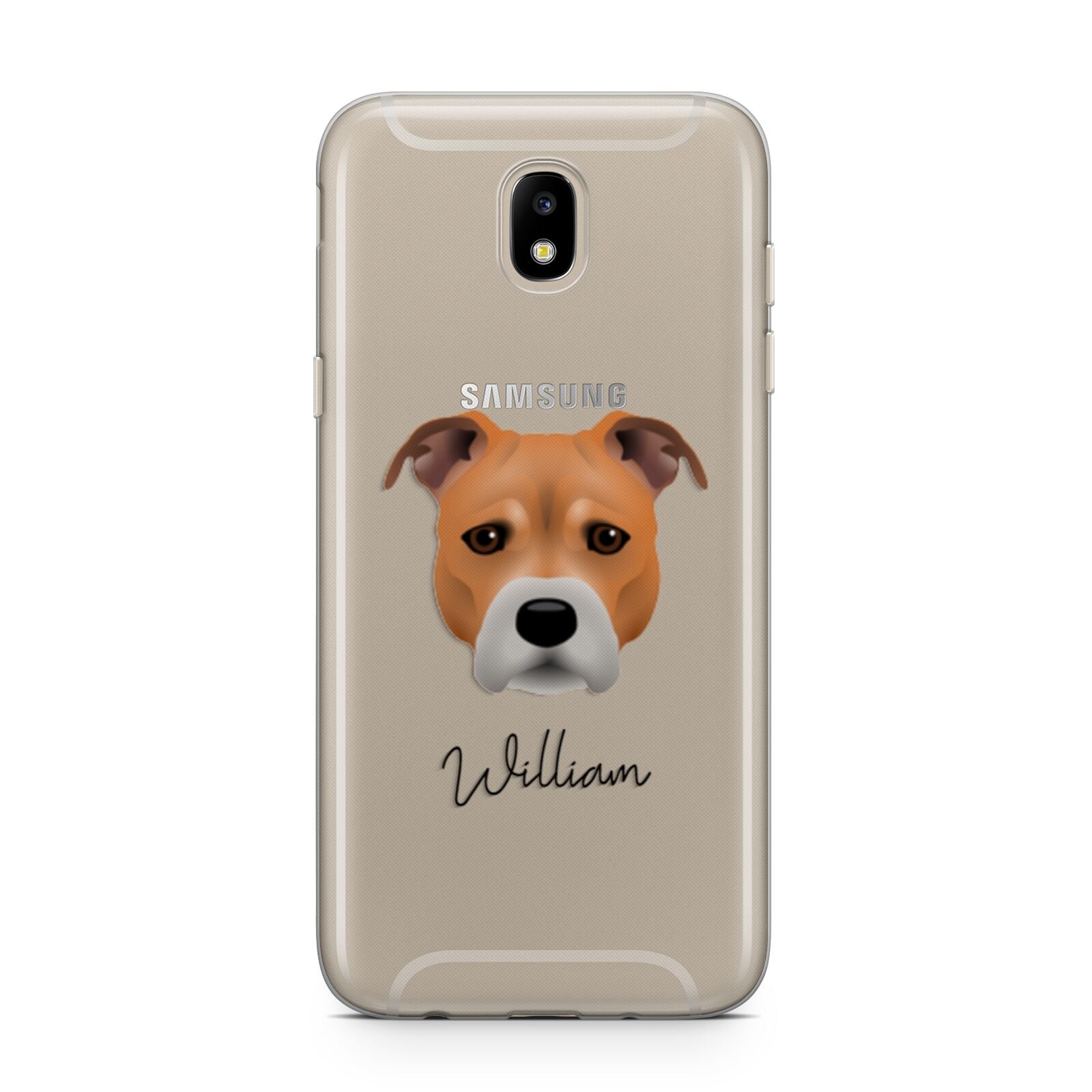Staffordshire Bull Terrier Personalised Samsung J5 2017 Case