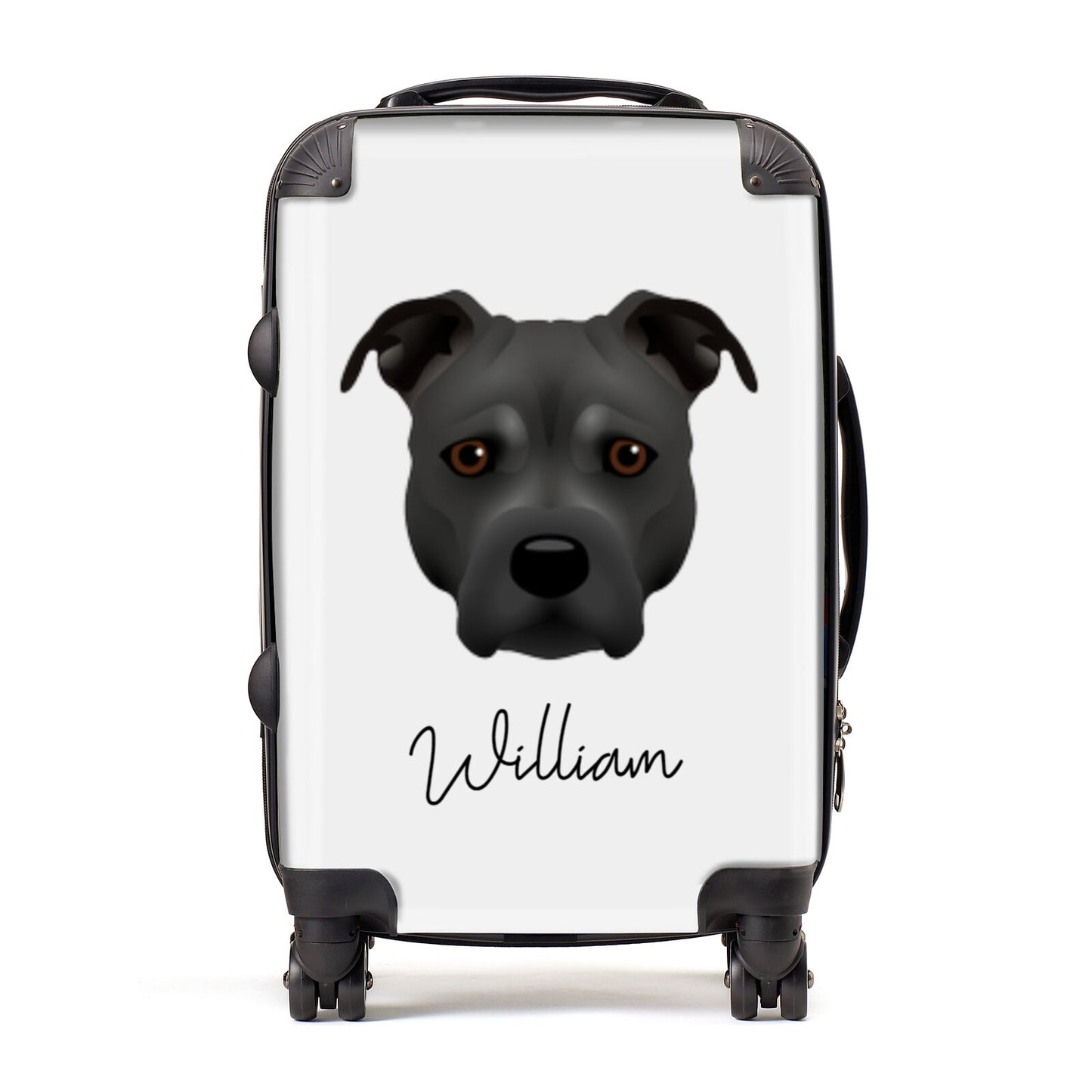 Staffordshire Bull Terrier Personalised Suitcase