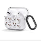 Staffy Jack Icon with Name AirPods Clear Case 3rd Gen Side Image
