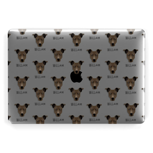 Staffy Jack Icon with Name Apple MacBook Case
