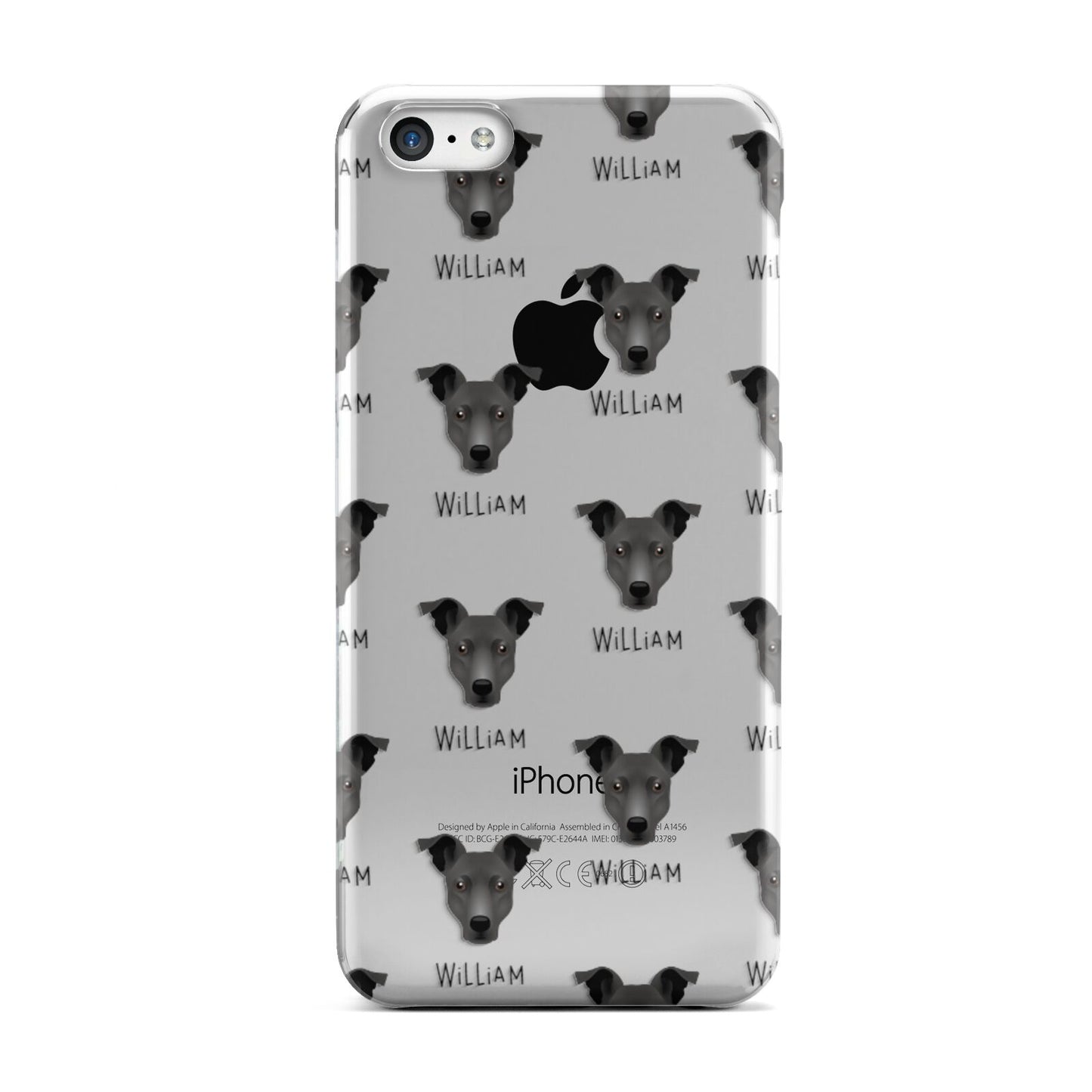 Staffy Jack Icon with Name Apple iPhone 5c Case