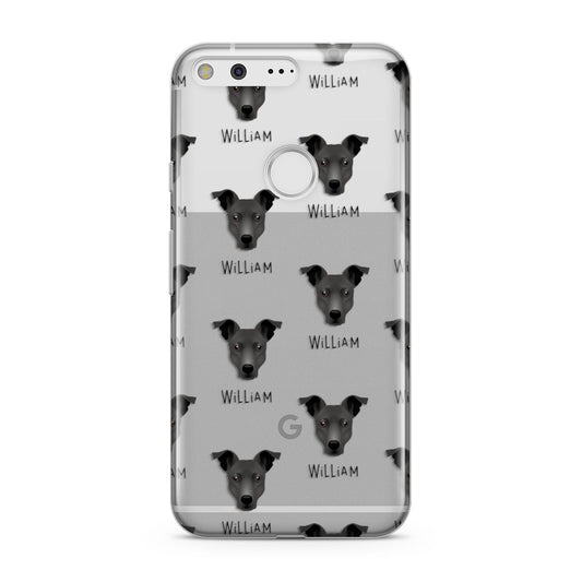 Staffy Jack Icon with Name Google Pixel Case