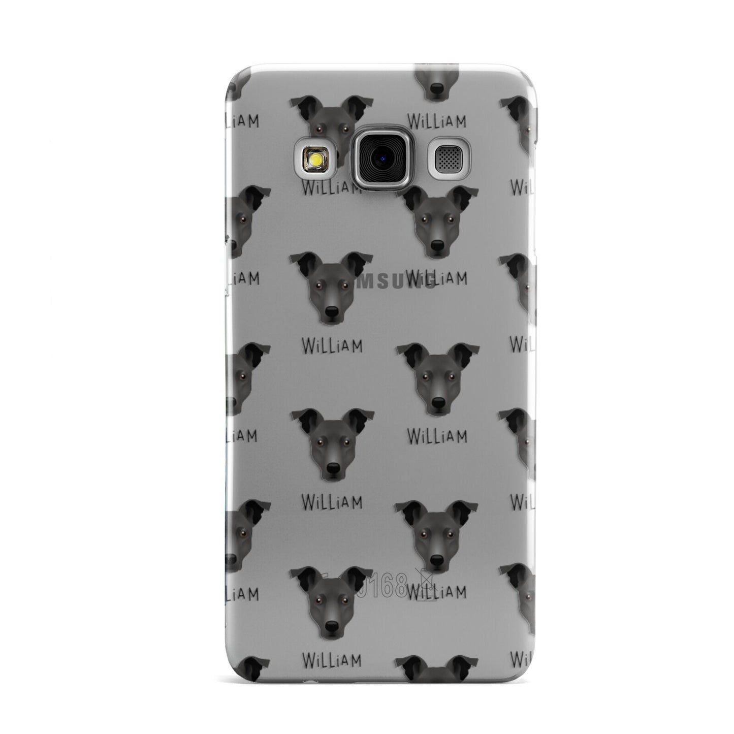 Staffy Jack Icon with Name Samsung Galaxy A3 Case