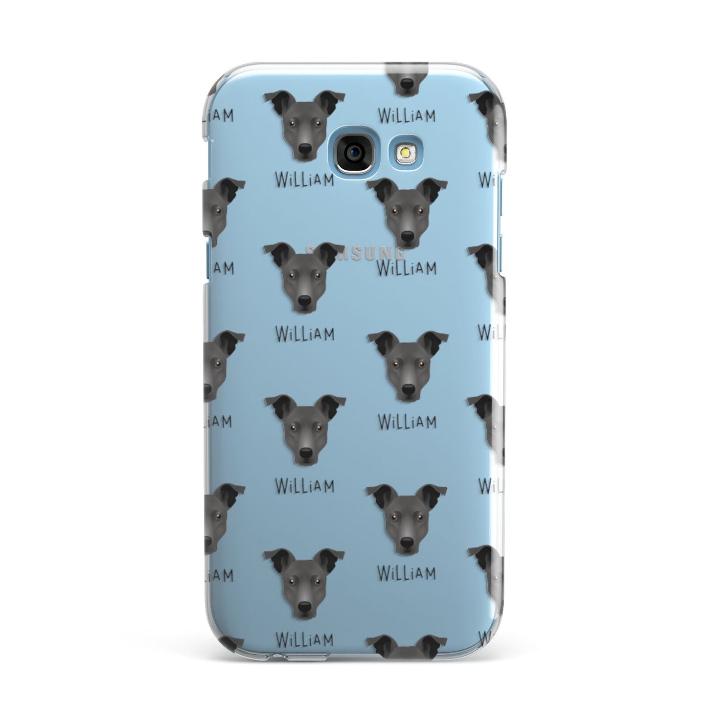 Staffy Jack Icon with Name Samsung Galaxy A7 2017 Case