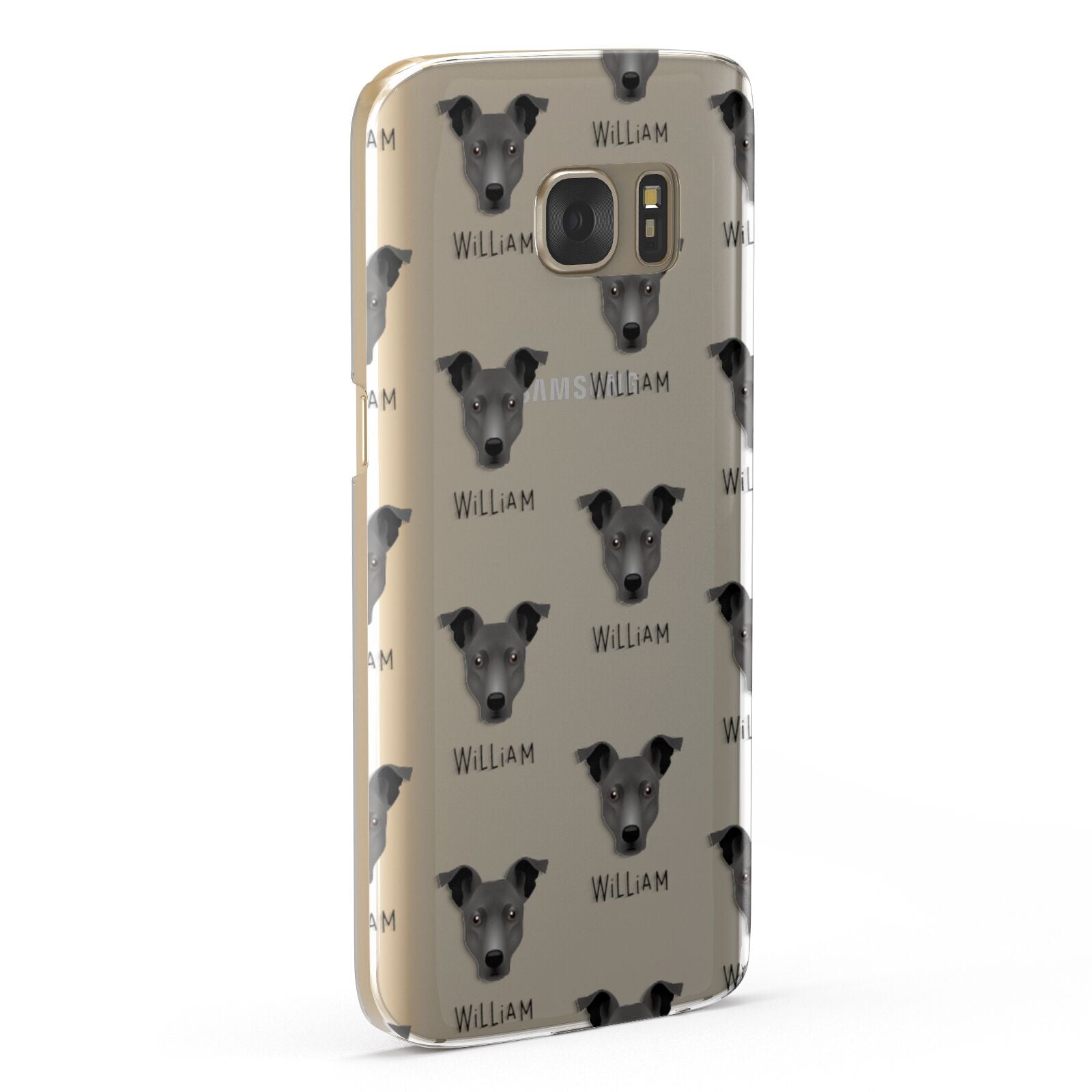 Staffy Jack Icon with Name Samsung Galaxy Case Fourty Five Degrees