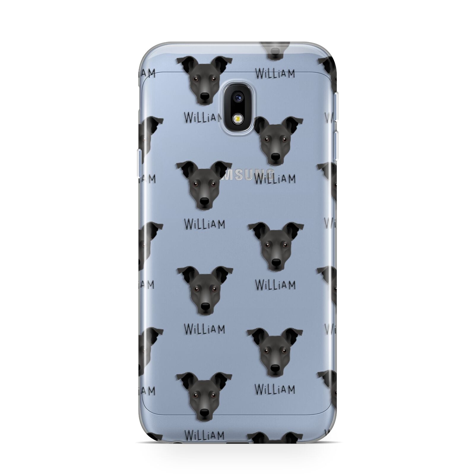 Staffy Jack Icon with Name Samsung Galaxy J3 2017 Case