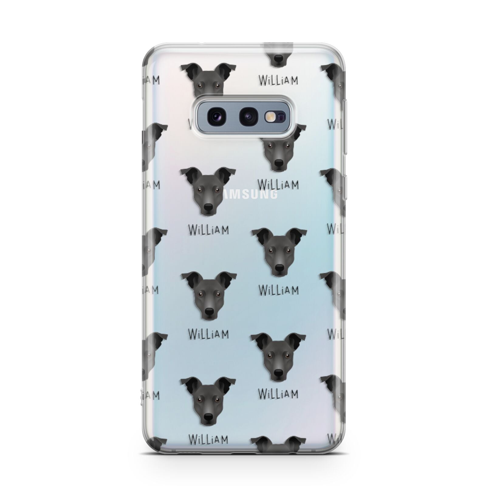 Staffy Jack Icon with Name Samsung Galaxy S10E Case