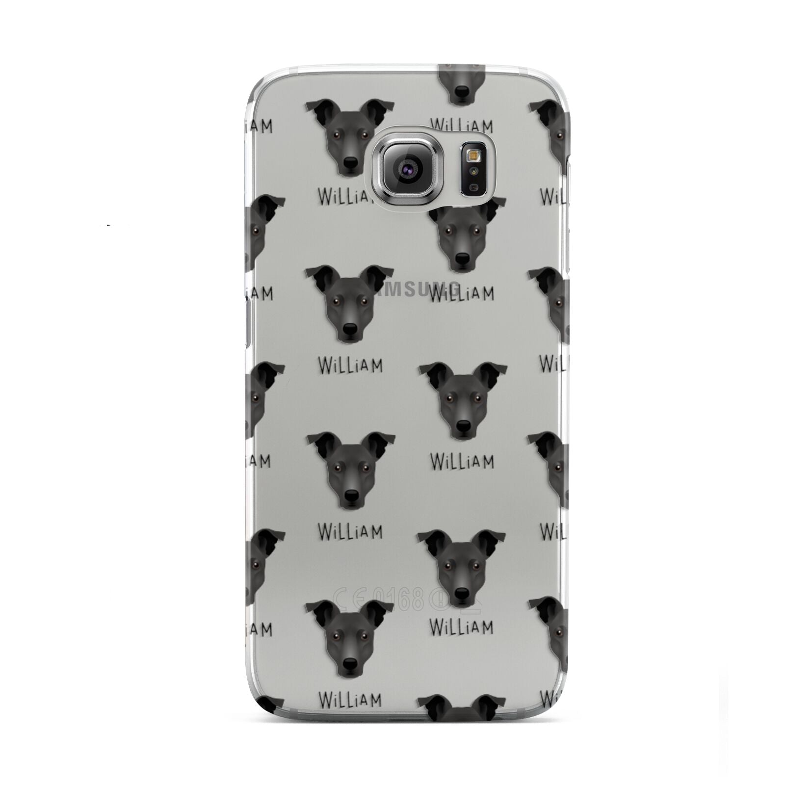 Staffy Jack Icon with Name Samsung Galaxy S6 Case