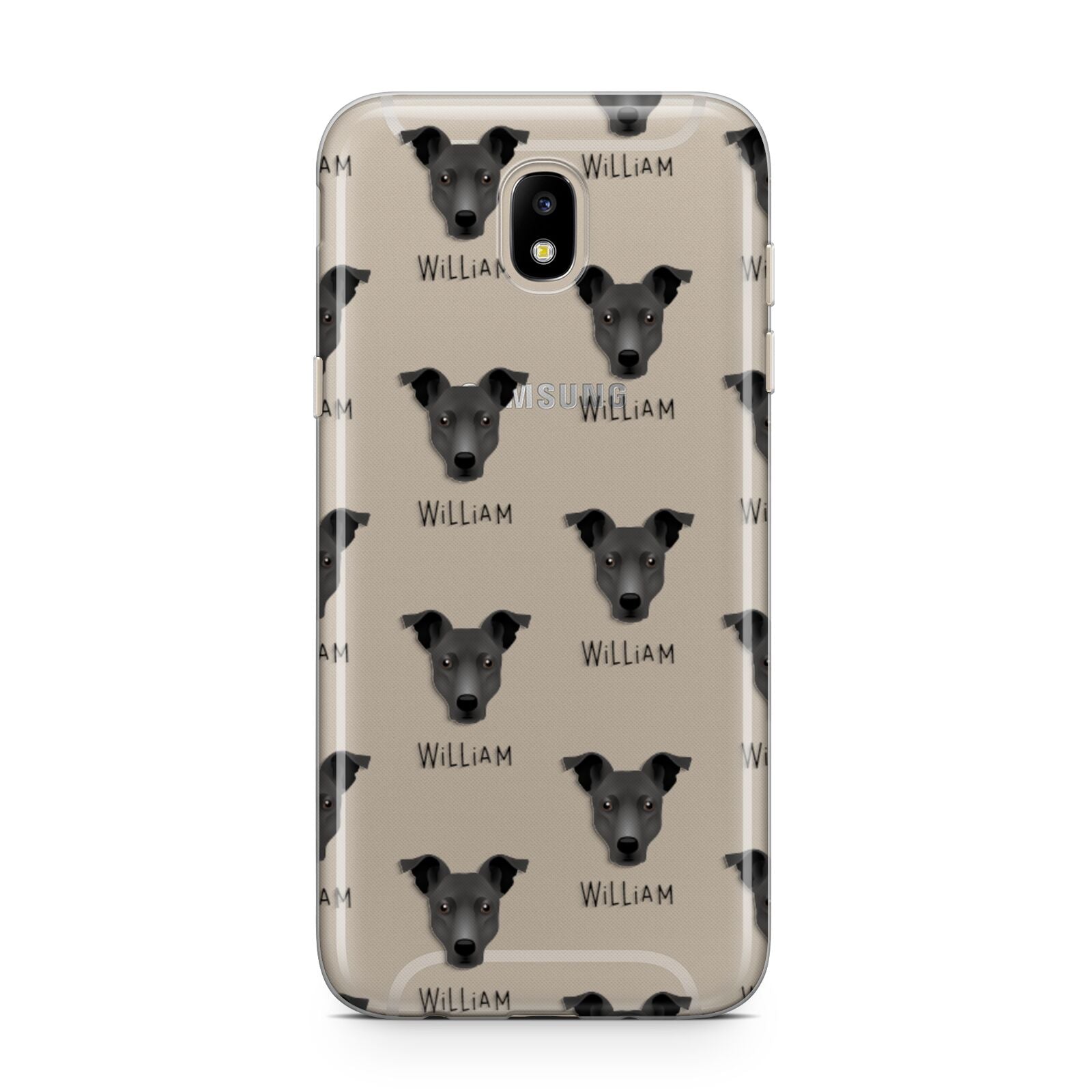 Staffy Jack Icon with Name Samsung J5 2017 Case
