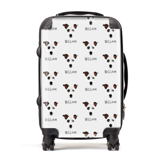 Staffy Jack Icon with Name Suitcase
