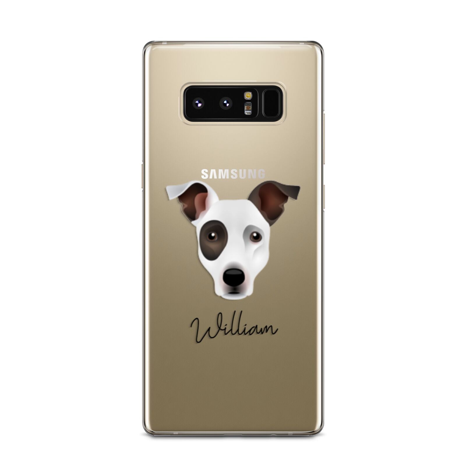 Staffy Jack Personalised Samsung Galaxy Note 8 Case