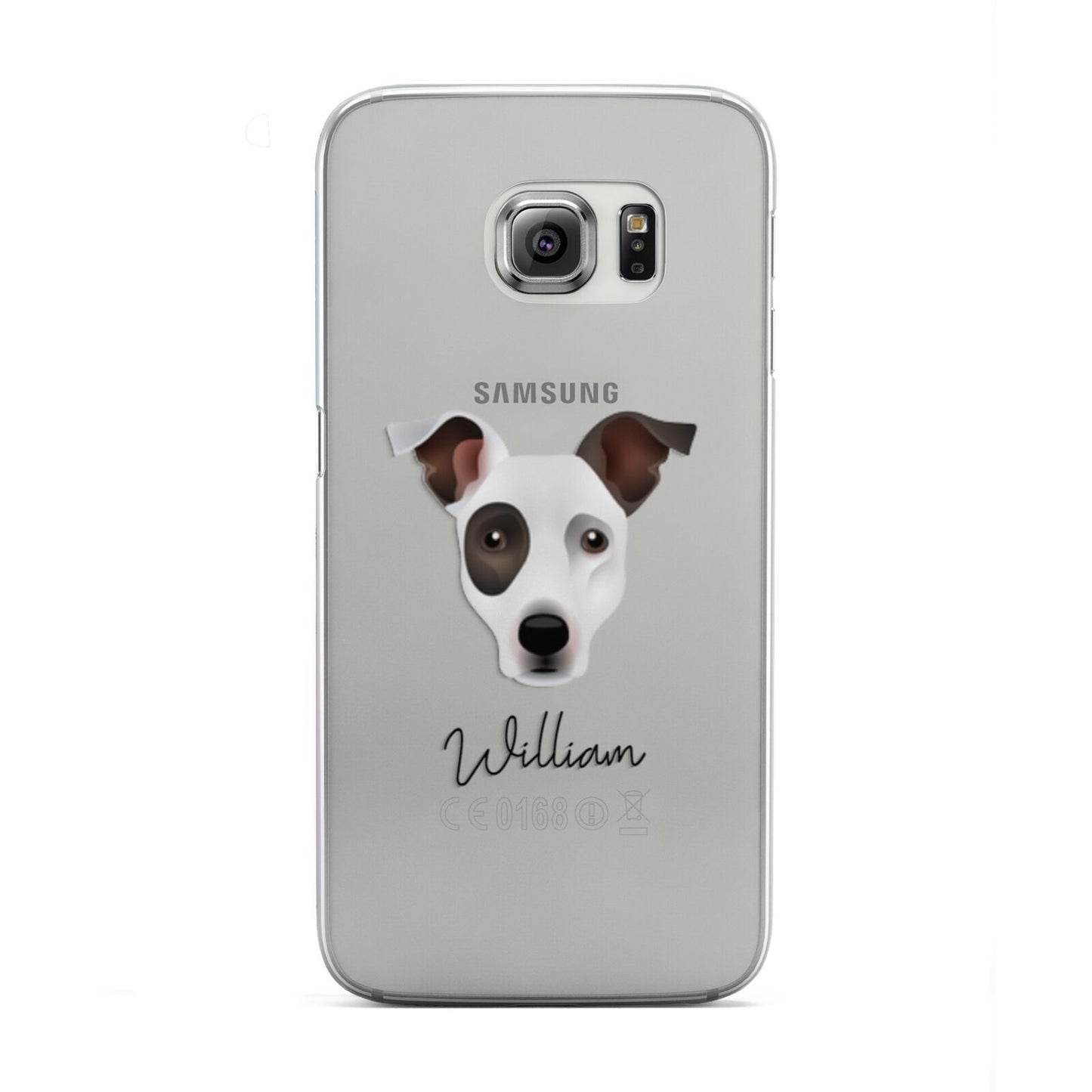 Staffy Jack Personalised Samsung Galaxy S6 Edge Case