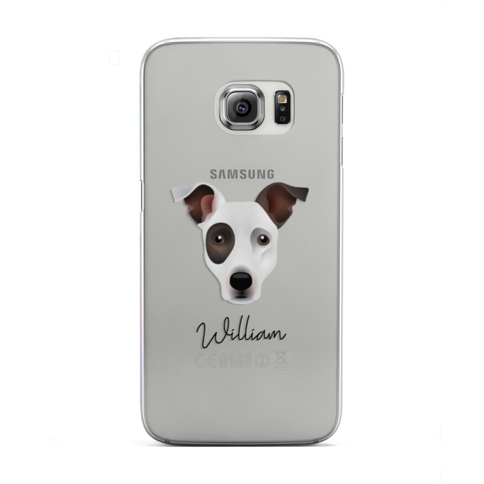 Staffy Jack Personalised Samsung Galaxy S6 Edge Case