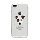 Staffy Jack Personalised iPhone 8 Plus Bumper Case on Silver iPhone