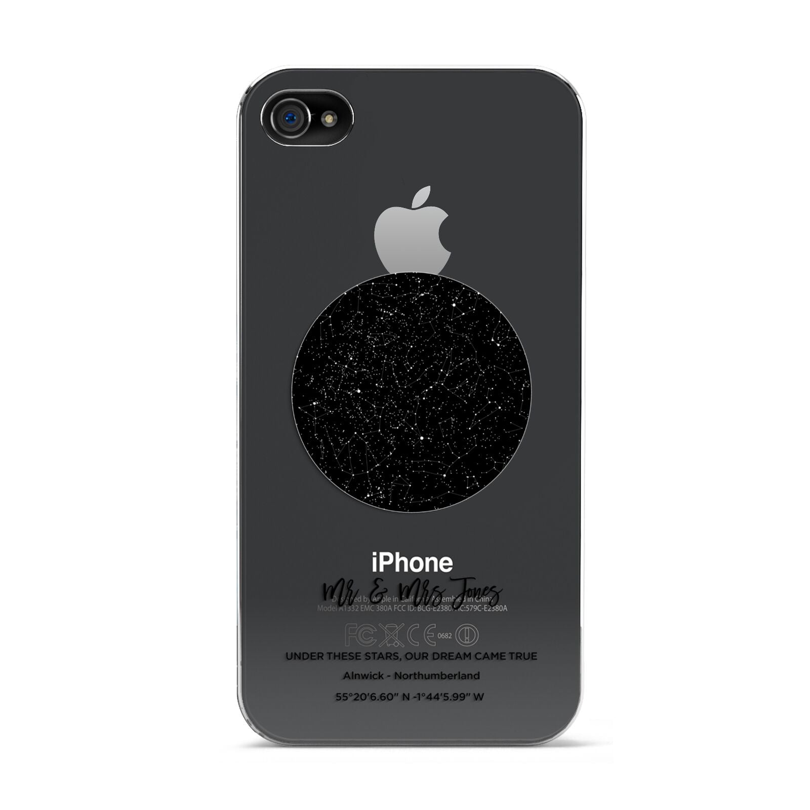 Star Map Apple iPhone 4s Case