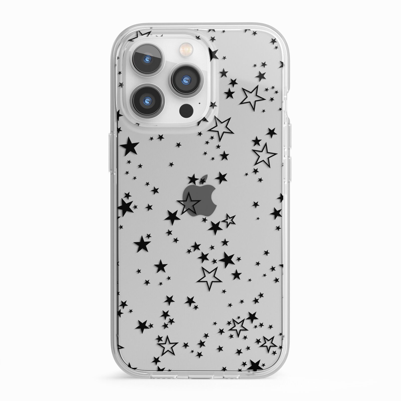 Star iPhone 13 Pro TPU Impact Case with White Edges
