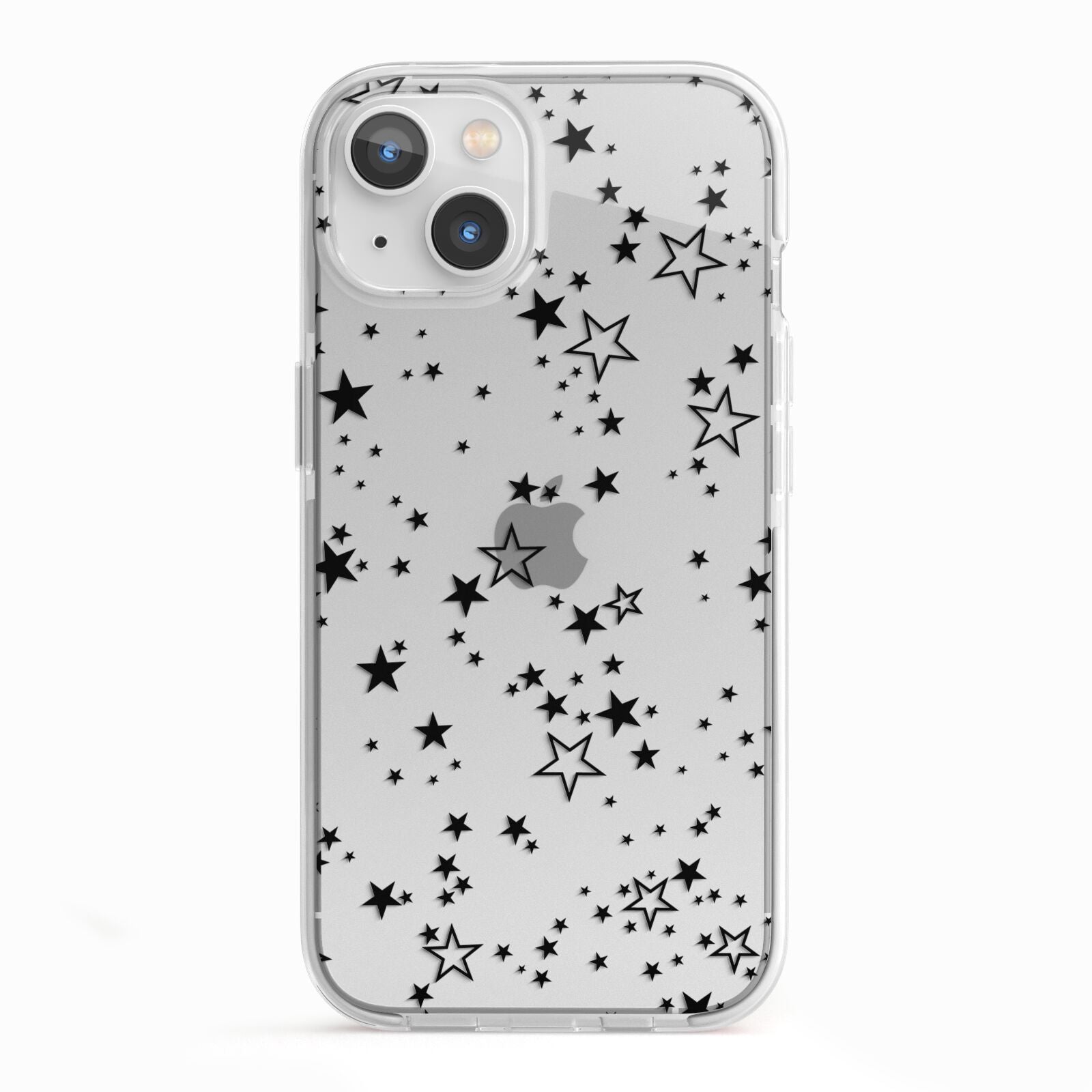 Star iPhone 13 TPU Impact Case with White Edges