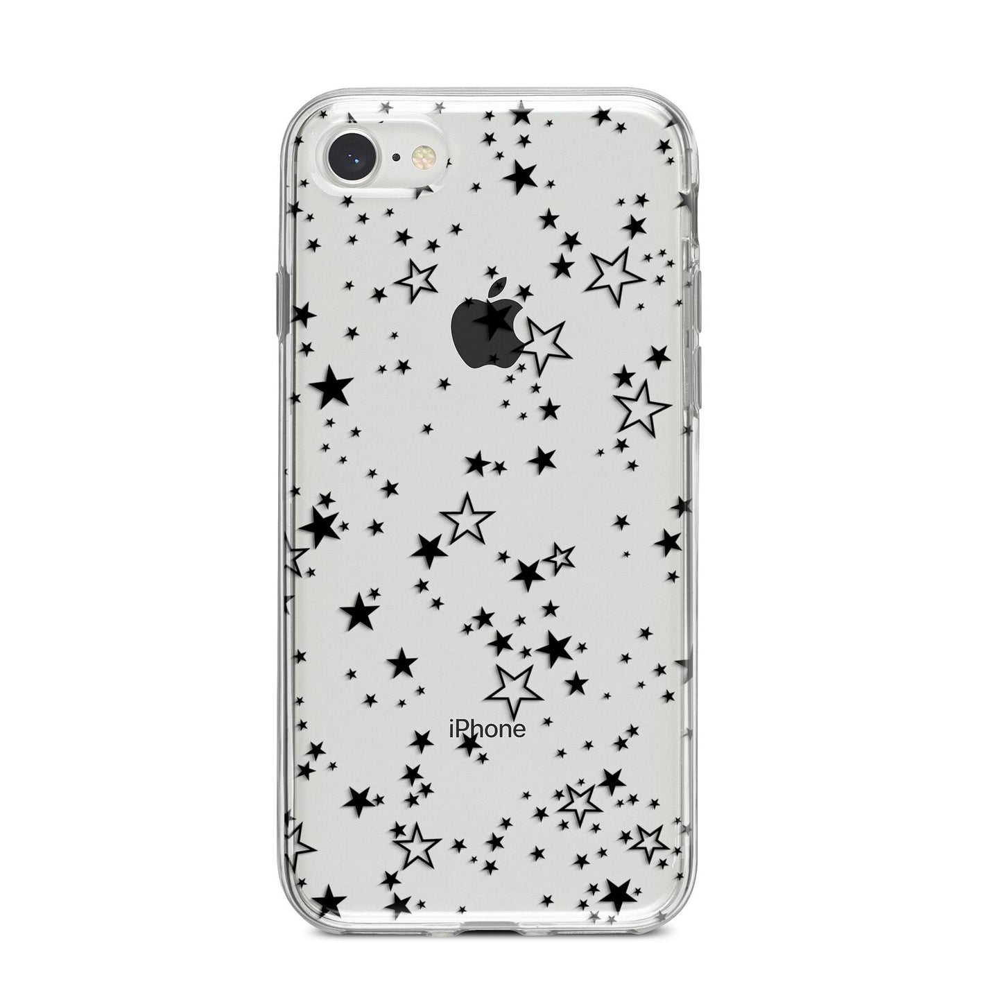 Star iPhone 8 Bumper Case on Silver iPhone
