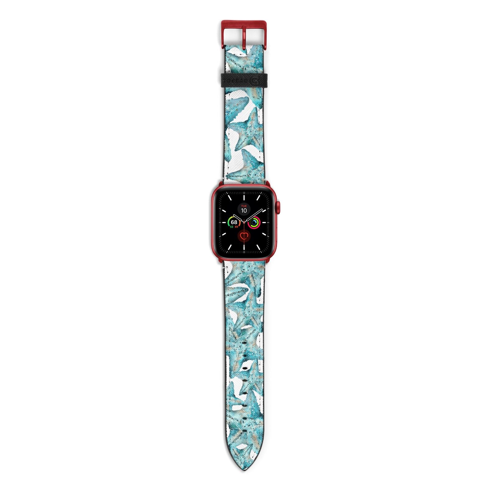 Starfish Apple Watch Strap with Red Hardware