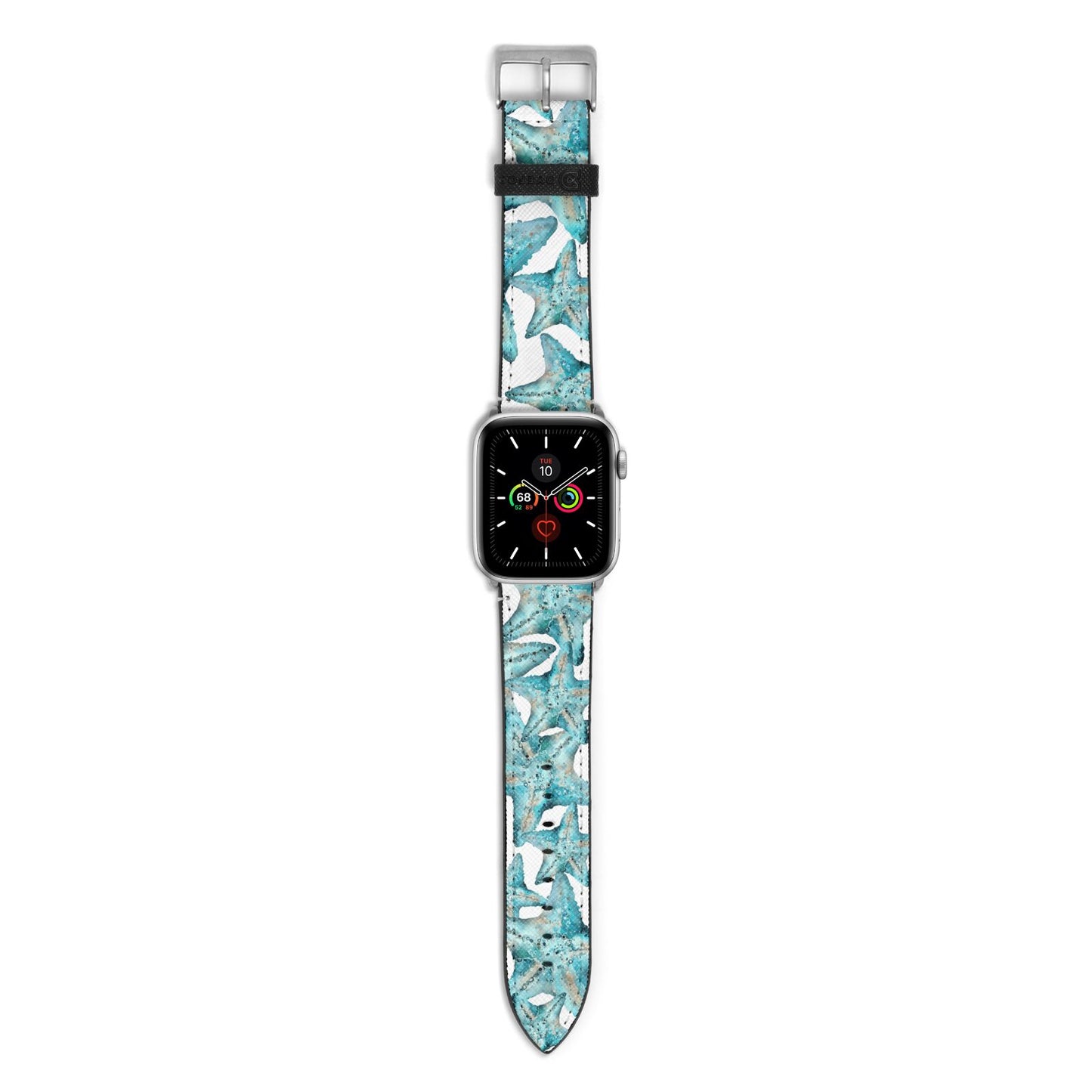 Starfish Apple Watch Strap with Silver Hardware