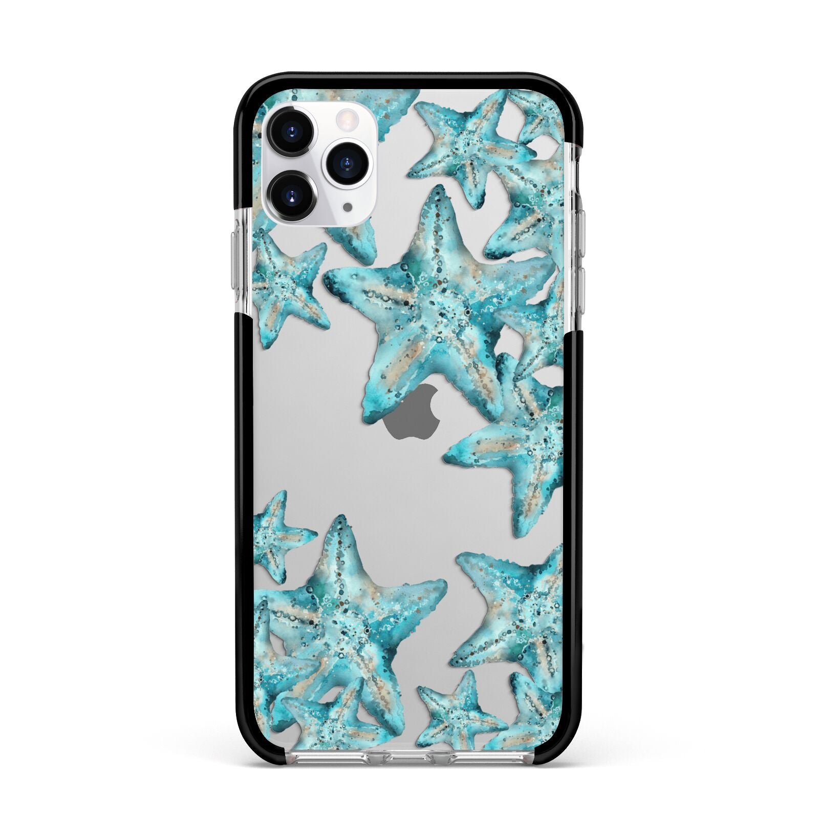 Starfish Apple iPhone 11 Pro Max in Silver with Black Impact Case