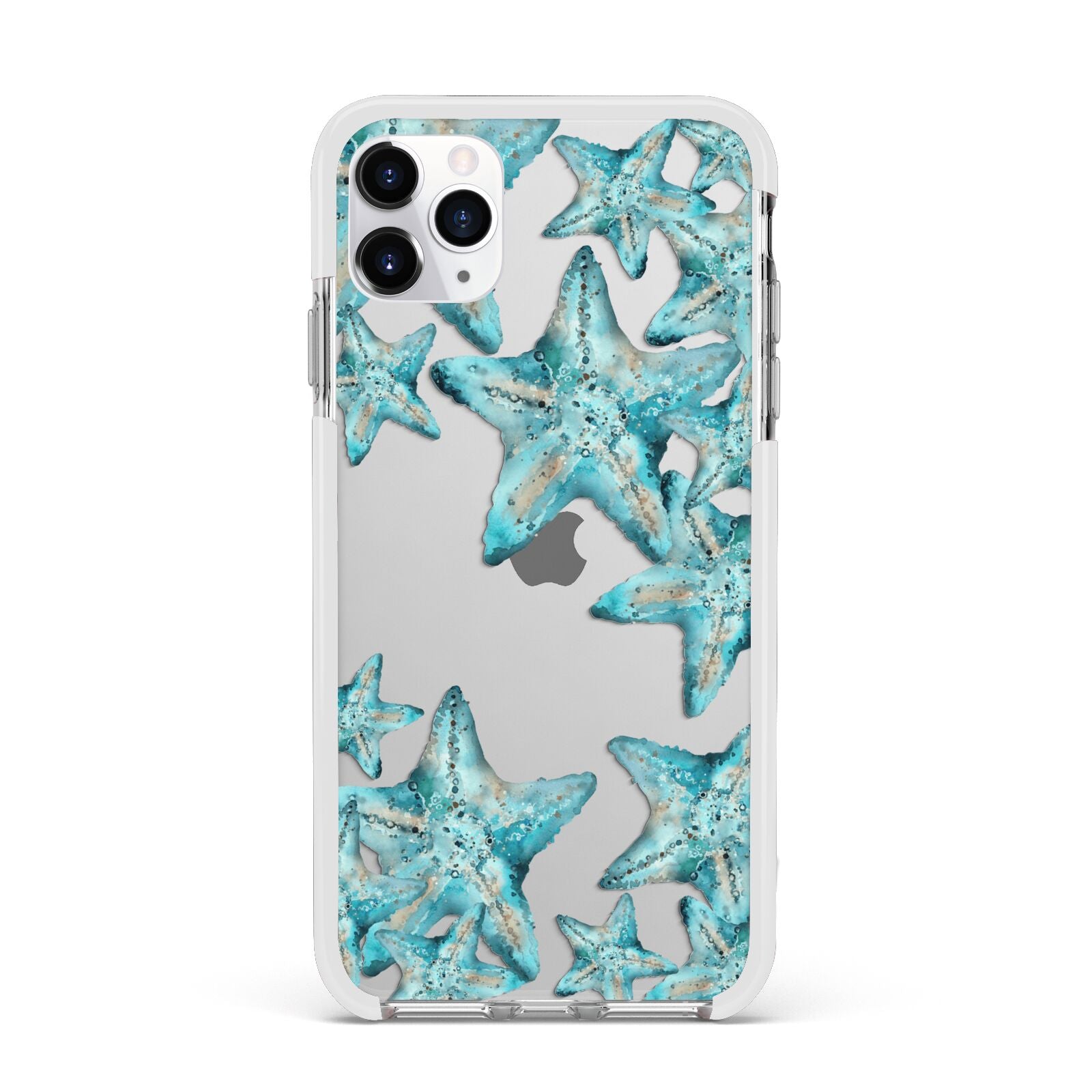 Starfish Apple iPhone 11 Pro Max in Silver with White Impact Case