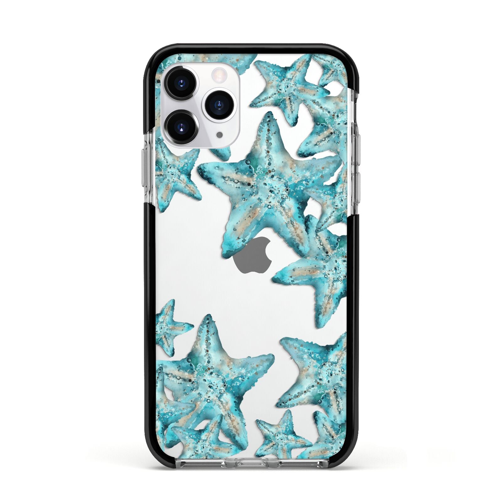 Starfish Apple iPhone 11 Pro in Silver with Black Impact Case