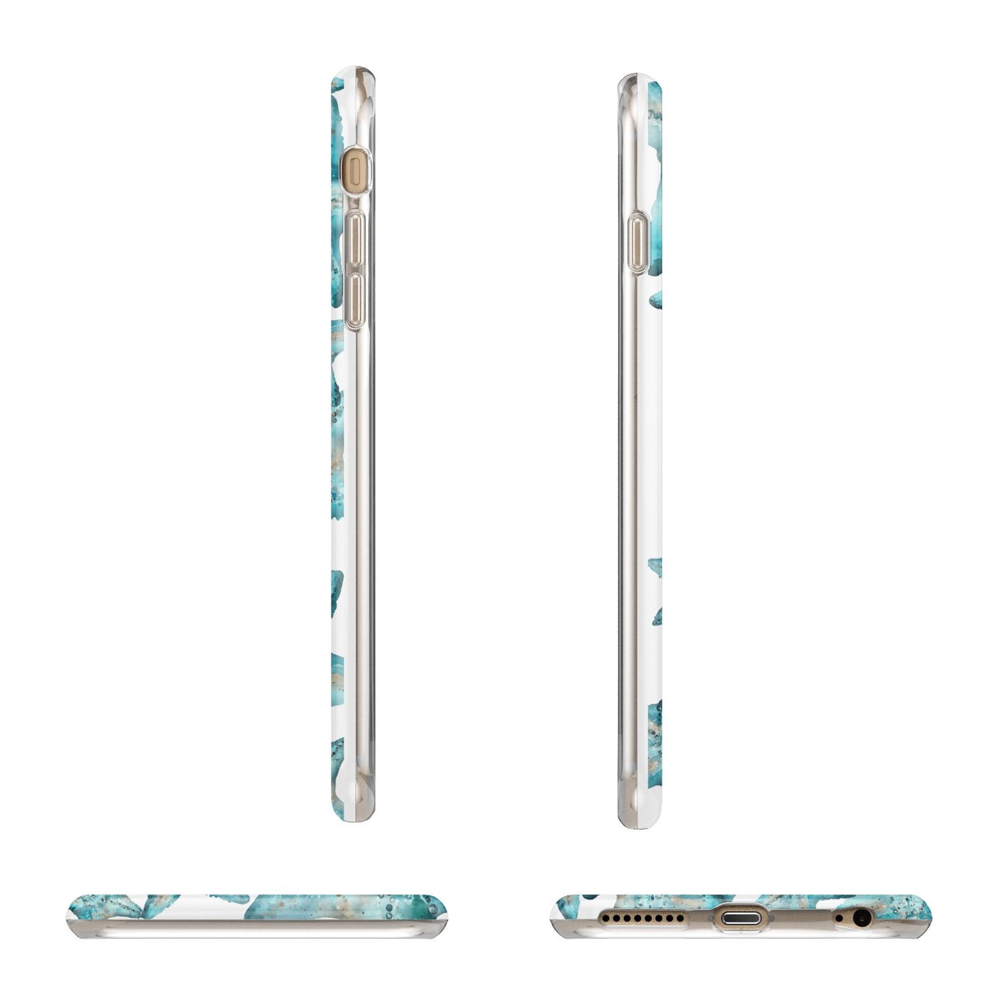Starfish Apple iPhone 6 Plus 3D Wrap Tough Case Alternative Image Angles