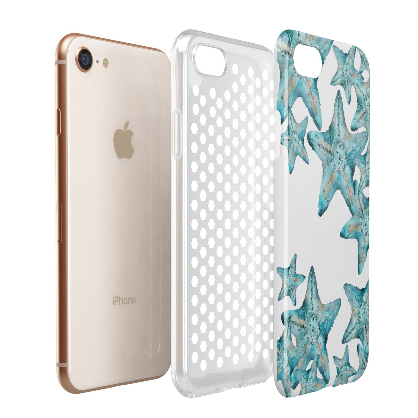 Starfish Apple iPhone 7 8 3D Tough Case Expanded View