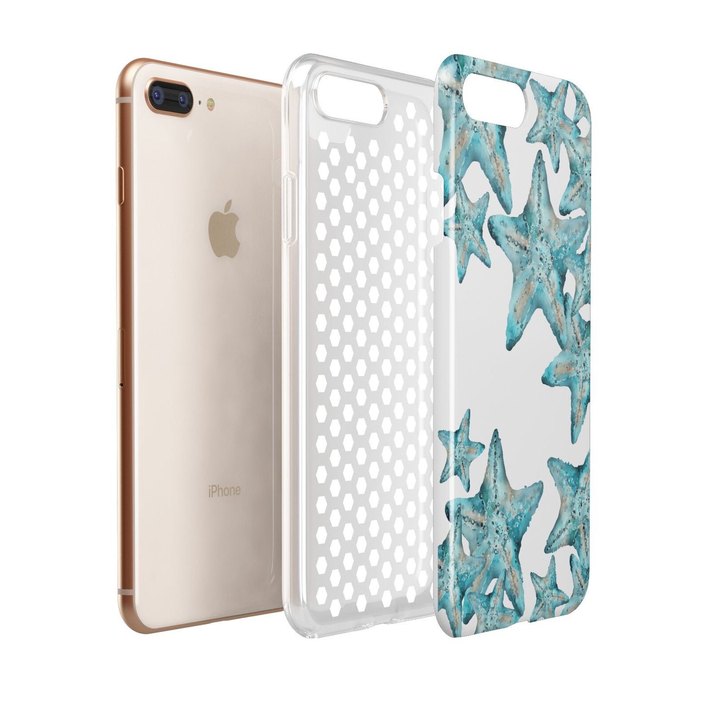 Starfish Apple iPhone 7 8 Plus 3D Tough Case Expanded View