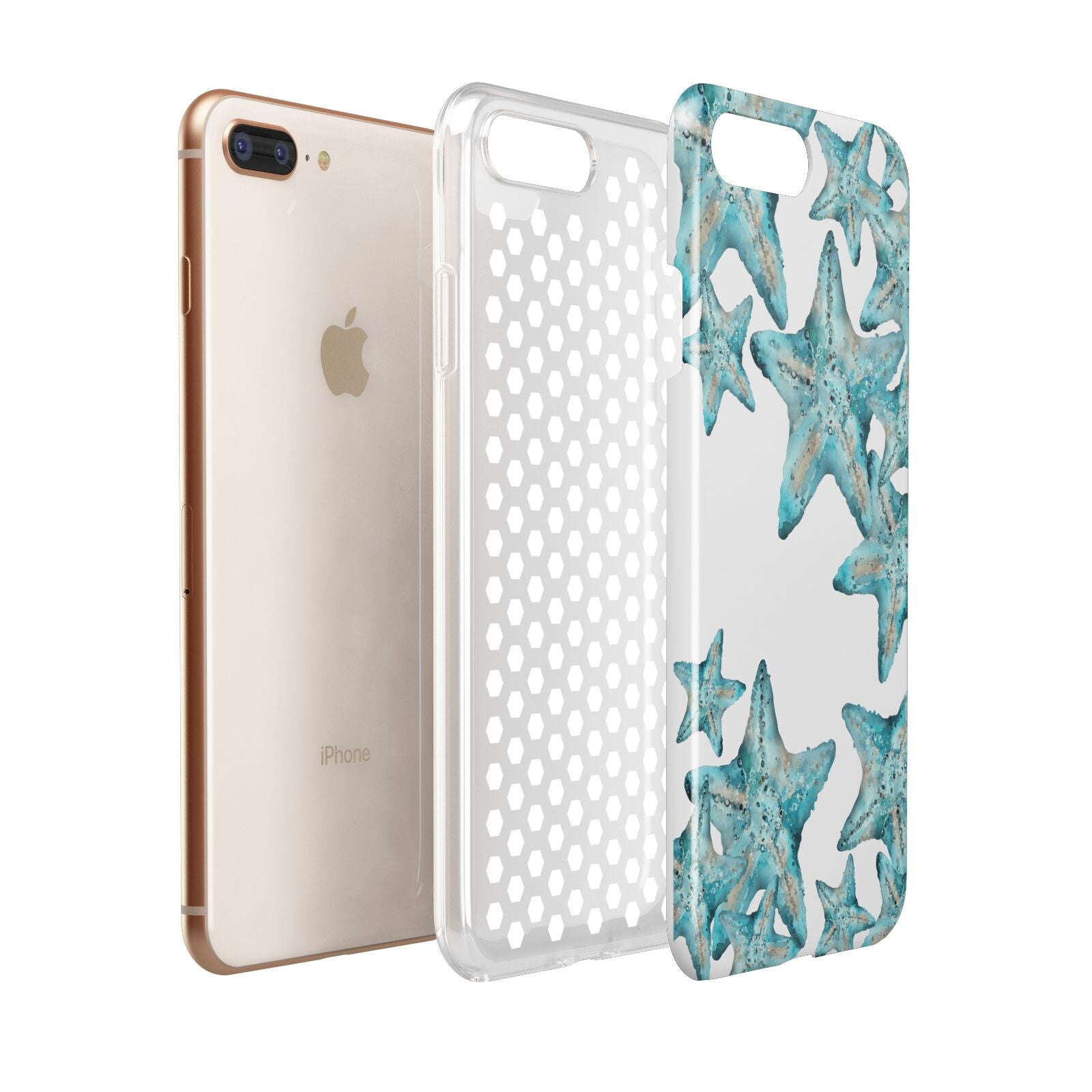 Starfish Apple iPhone 7 8 Plus 3D Tough Case Expanded View