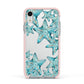 Starfish Apple iPhone XR Impact Case Pink Edge on Silver Phone