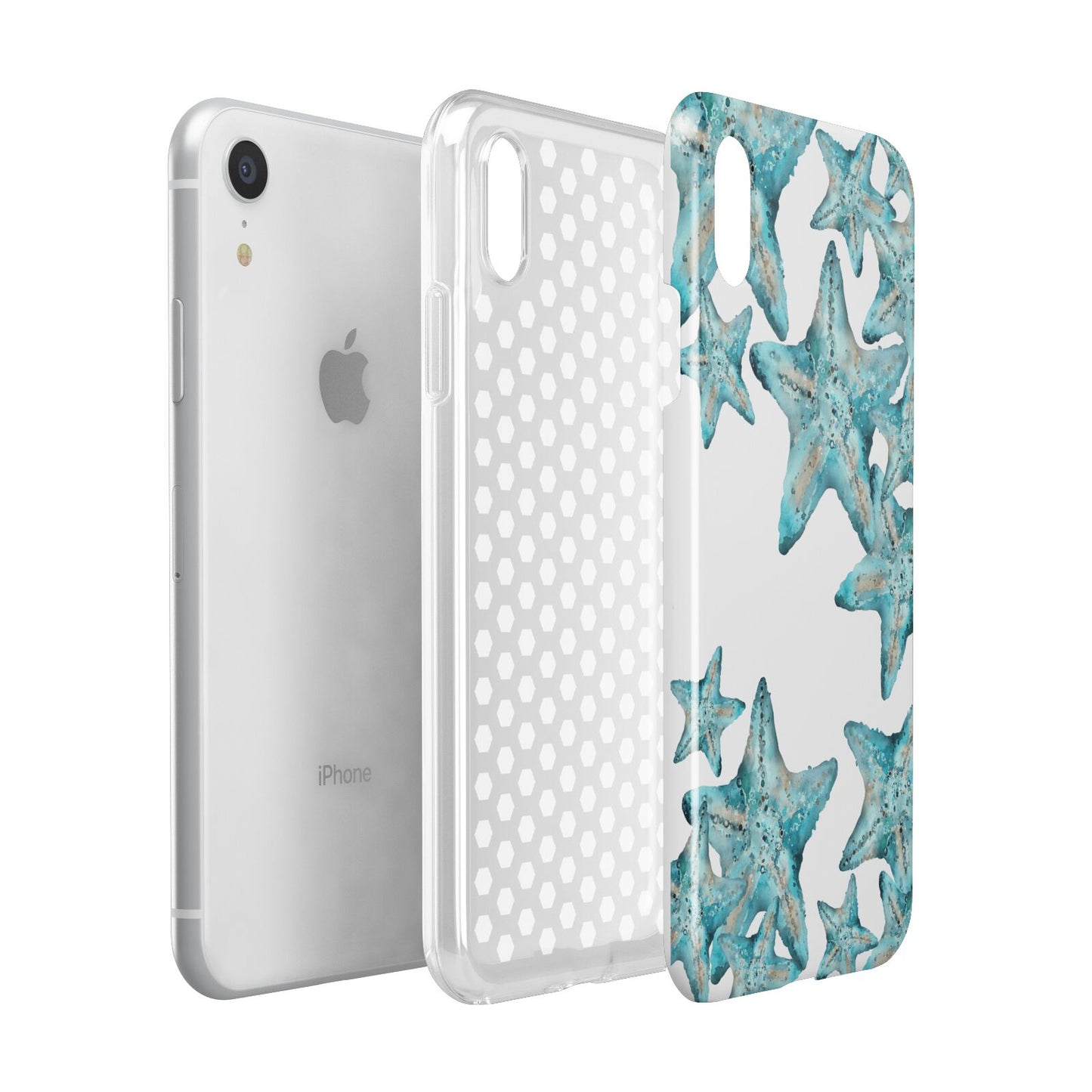 Starfish Apple iPhone XR White 3D Tough Case Expanded view
