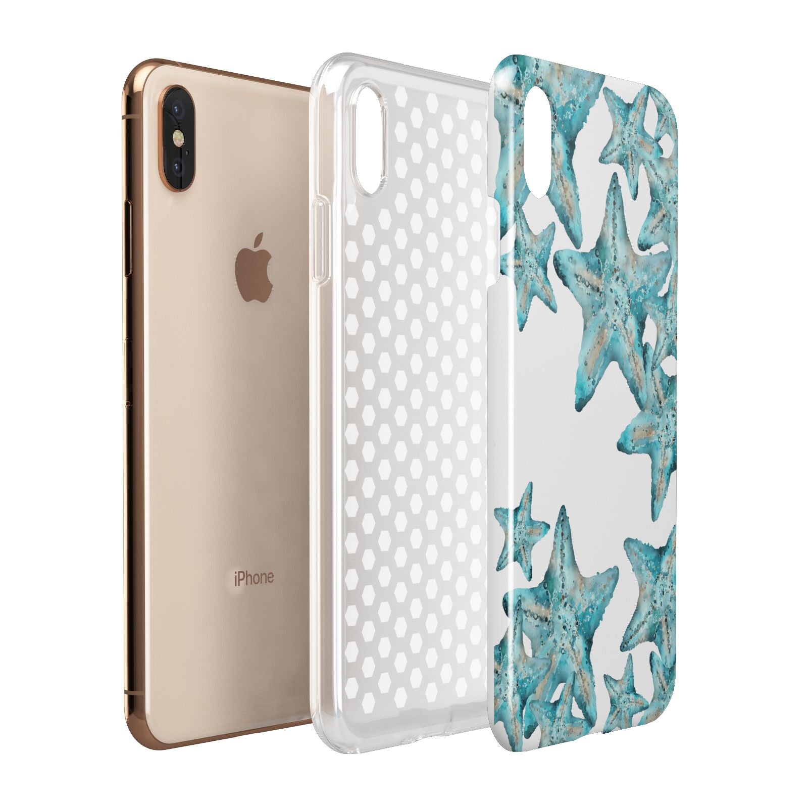 Starfish Apple iPhone Xs Max 3D Tough Case Expanded View