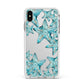 Starfish Apple iPhone Xs Max Impact Case White Edge on Silver Phone