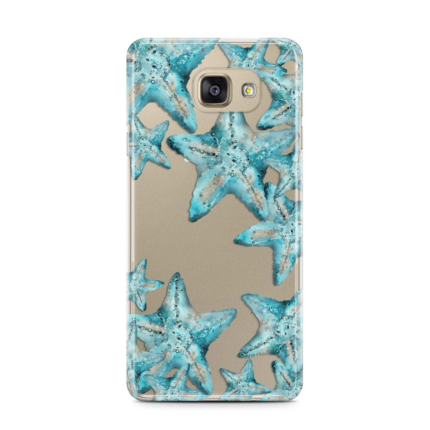 Starfish Samsung Galaxy A7 2016 Case on gold phone