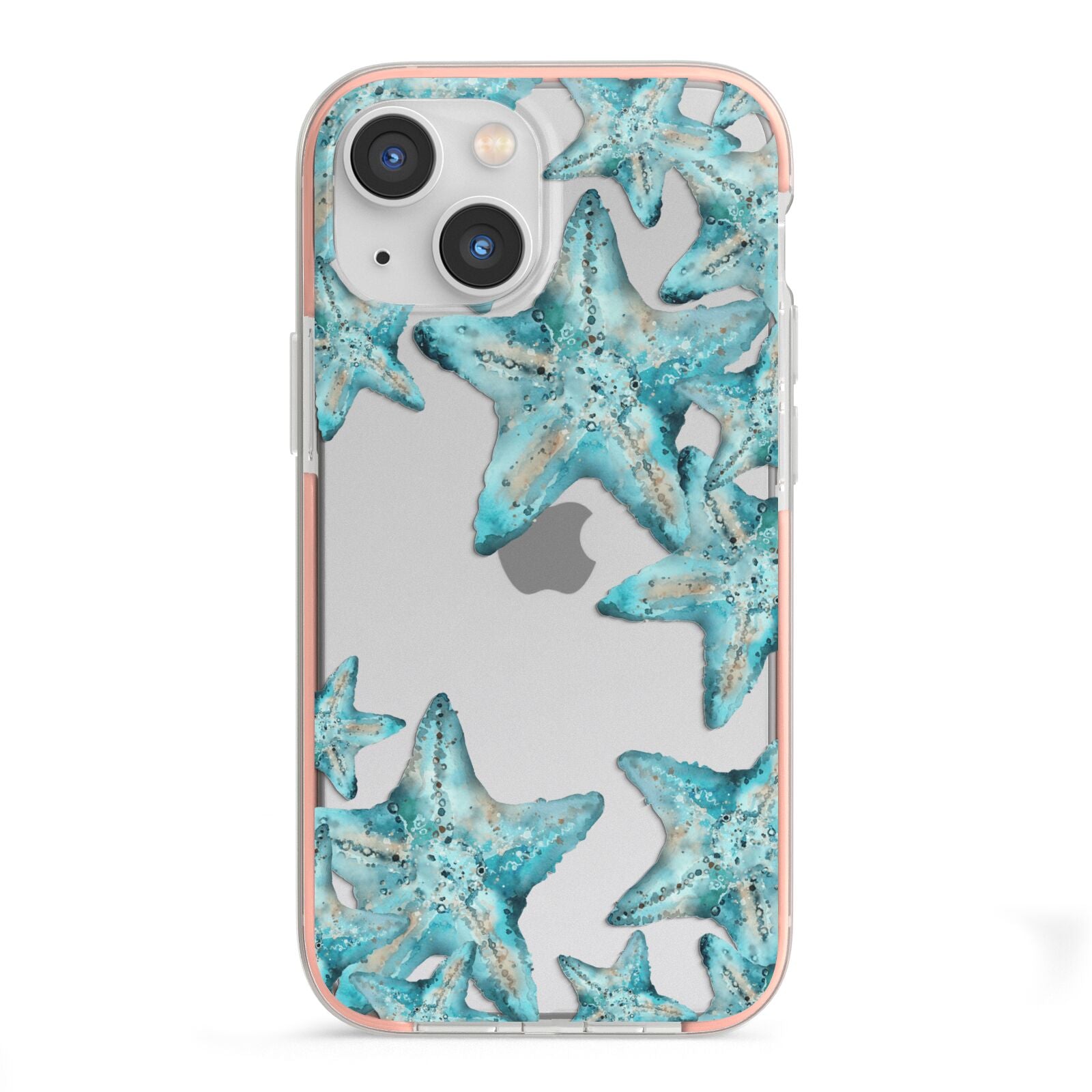 Starfish iPhone 13 Mini TPU Impact Case with Pink Edges