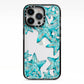 Starfish iPhone 13 Pro Black Impact Case on Silver phone