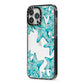 Starfish iPhone 13 Pro Max Black Impact Case Side Angle on Silver phone