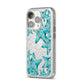 Starfish iPhone 14 Pro Glitter Tough Case Silver Angled Image